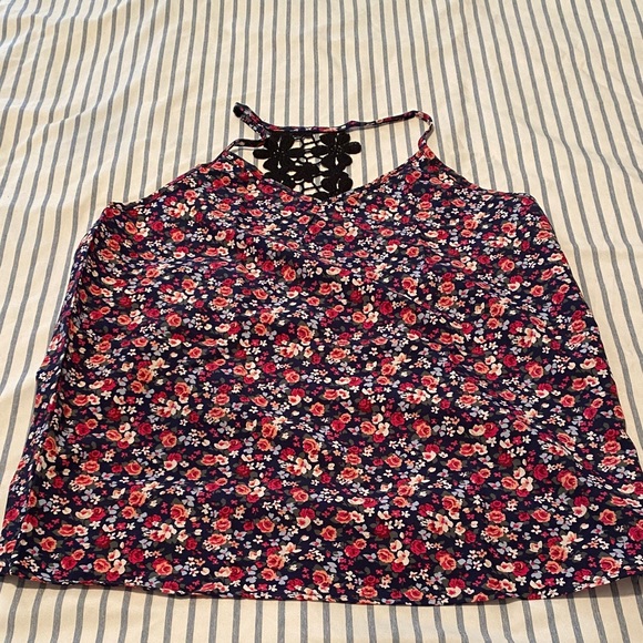 Bundle - dresses Floral Mixed Print Tank Tops - Navy, Black, Multi Floral - Picture 5 of 6